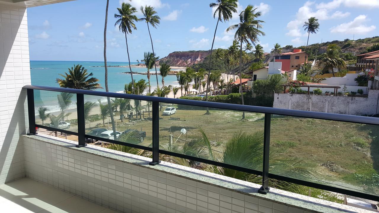 Praia Tabatinga Ap Beira Mar Com Vista Deslumbrante Da Praia Jacumã Eksteriør bilde